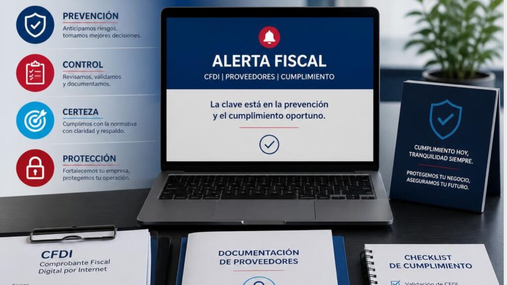 Prevención de CFDI falsos y riesgos fiscales con proveedores
